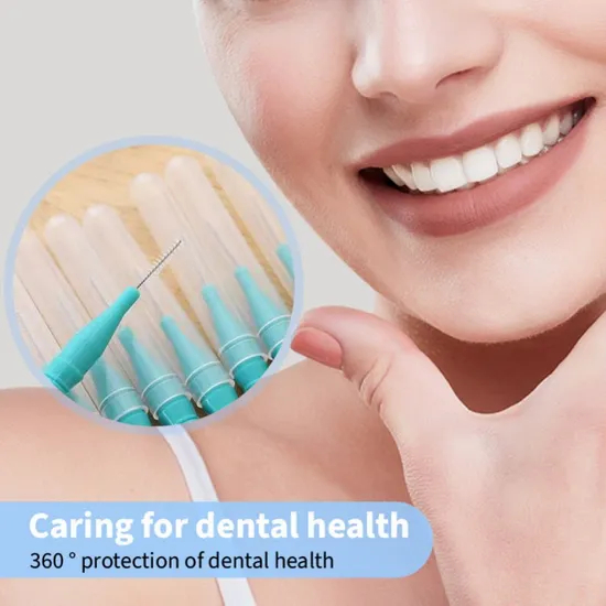 Interdental Brush for Cleaning Tooth Toothpicks for Oral Cleaning Interdental Brushes Factory
