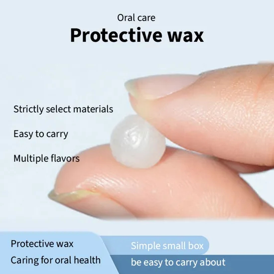 Wholesale Soft Fruit Flavored Portable Dental Patient Relief Painful Protective Pre-Cut Orthodontic Ortho Wax