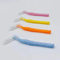 Oral Cleaning Interdental Brush Toothpick L-Shaped Dental Tool Made of Nylon Stainless Steel Wire