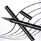 Wholesale Black Thin Tip Eye Liner Pencil Vegan Waterproof Liquid Eyeliner Private Label