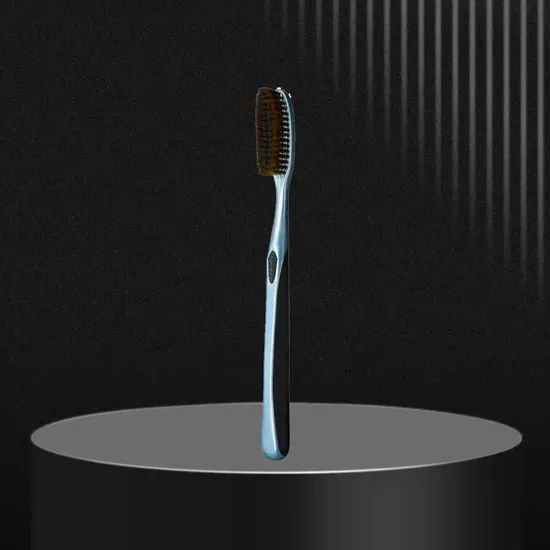 Hot Sale Luxury Soft Custom Logo Hotel Home Travel Gold Silver Color Adult Ultrasoft Gold Toothbrush