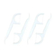 Family Pack 50PCS Ultra-Thin Portable Box Floss Bow Pick Toothpick Eco-Friendly Disposable Floss