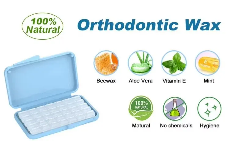Orthodontic Wax Orthodontic Wax Dental Patient Wax Applicator Scraper Kit