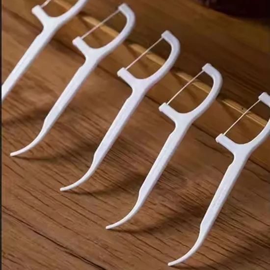 Biodegradable Dental Floss Pick, Eco-Friendly Flosser with Tooth Pick