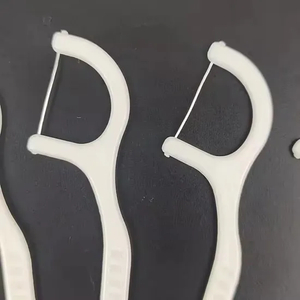 Custom Logo Abrasive Teeth Dental Floss Pick Individually Wrapped Flosser Wholesale Manufacturer