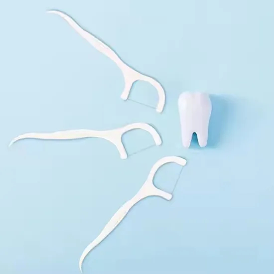 Customized Mint/Original Dental Floss Toothpick Integrated 50PCS Disposable Wholesale Multi Scenario Use