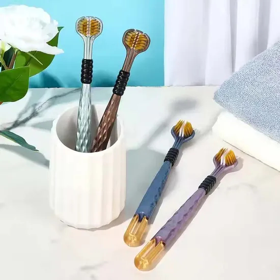 Wholesale Eco Friendly Adult Travel New Design Portable High Quality 3D Toothbrush Custom Whitening Toothbrush