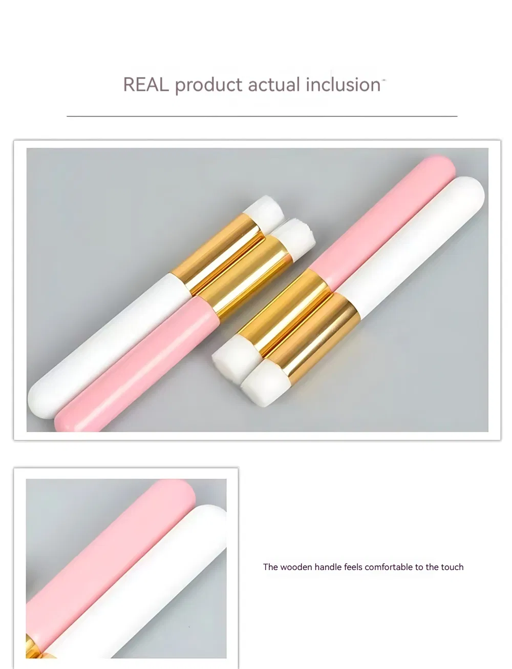 Wooden Handle Eyelash Extension Remover Shampoo Cleansing Brushes Mascara Eye Lash Cleaner Brush Makeup Eyelash Cleaning Brush