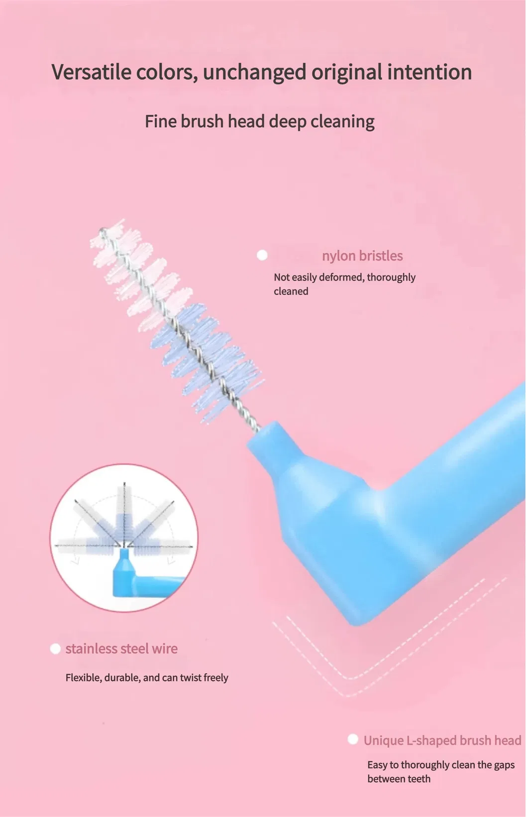 Factory Direct Dental Interdental Brushes Soft Biodegradable Dental Floss Teeth Gap Cleaner
