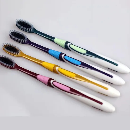 High Quality Popular Adult Travel Size All-in-One Soft Bristle Plastic Portable Disposable Bursting Beads Toothbrush