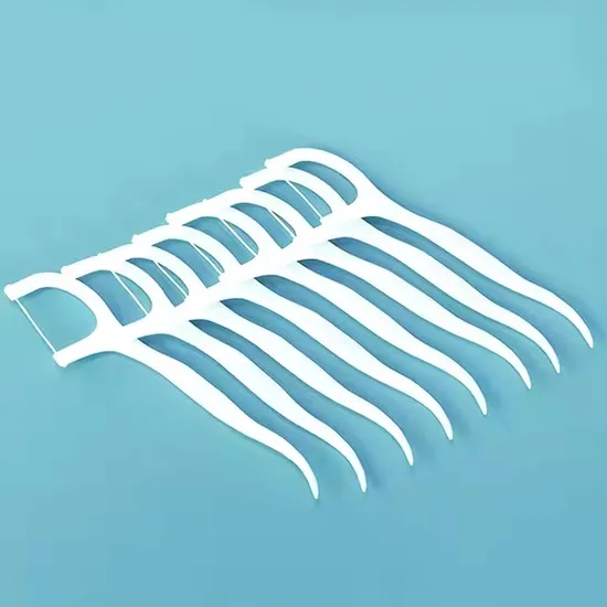Thin Thread Tooth Flossers for Adults Complete Clean Easy Reach Floss Picks Silicone Dental Floss