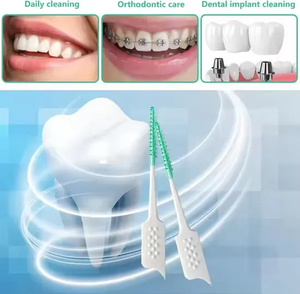 Good Quality Ergonomic Multi-Functional Portable Silicone Toothpick New Arrival Feature Clean