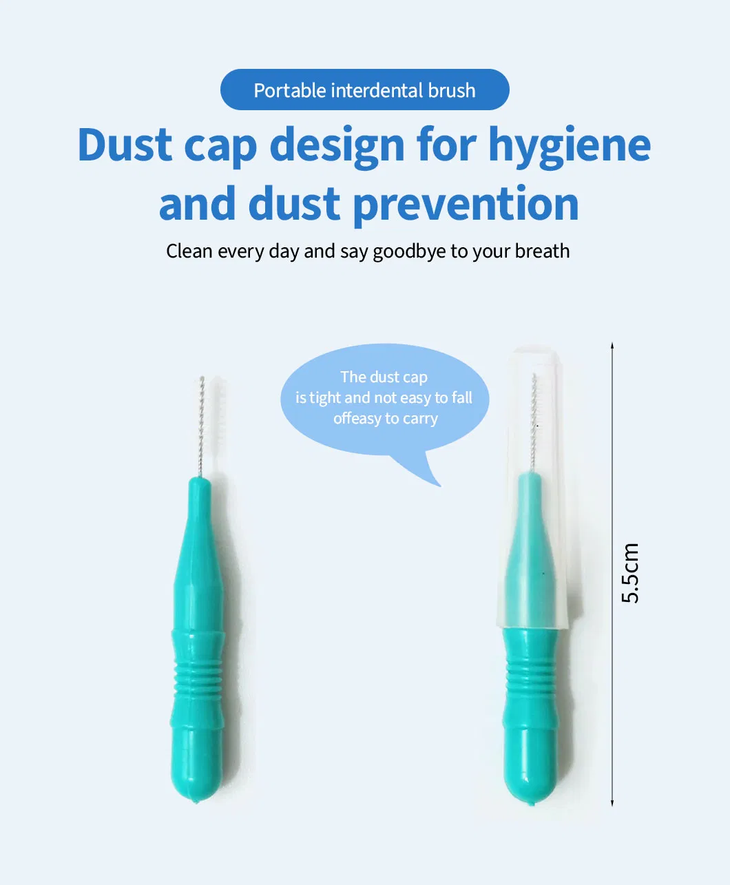 Disposable High-Quality Interdental Brush Deep Tooth Cleaning Travel Portable Compact Interdental Brush for Efficient Cleaning