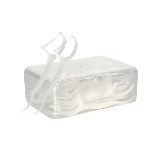 Factory Direct Sales of Clean and Hygienic Individually Packaged Dental Floss Picks 50 Pieces in a Dental Floss Box