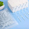 Eco-Friendly Biodegradable (Whole Stick) 50PCS Dental Floss Picks Corn Fibre PLA Portable Ultra Fine Cleaning Floss Stick