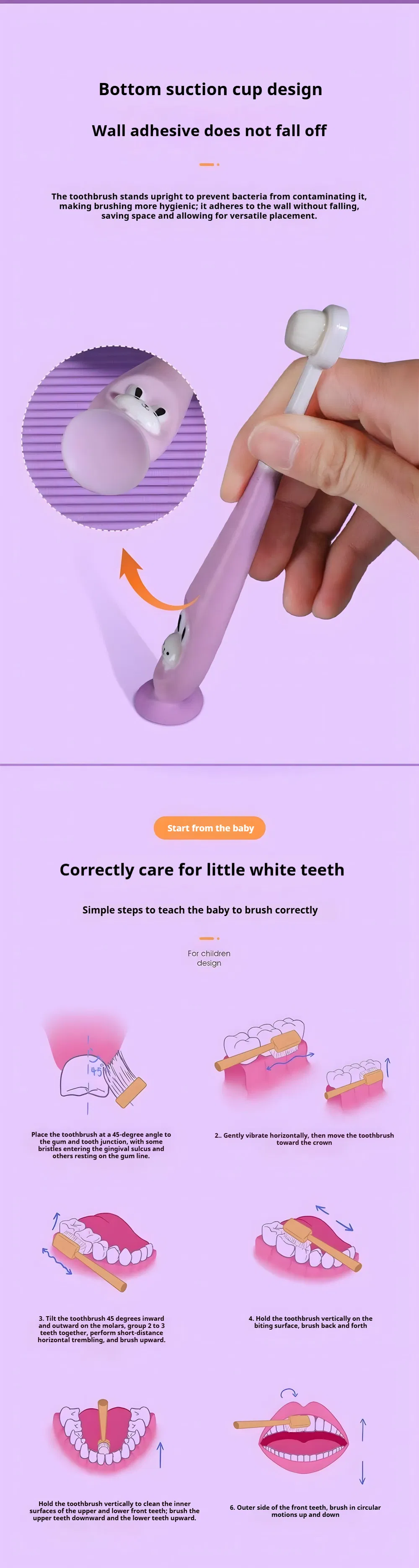 Children's High Quality Electric Automatic Toothbrush Baby Soft Bristles Cartoon Electric Toothbrush for Kids