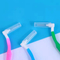Custom Packaged Soft Toothpick Interdental Brush with PP Handle Oral Clean Adult Orthodontic Interdental Brushes