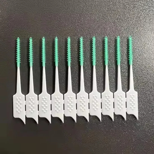 Eco Friendly Rubber Interdental Brush Silicone Toothpick for Sale