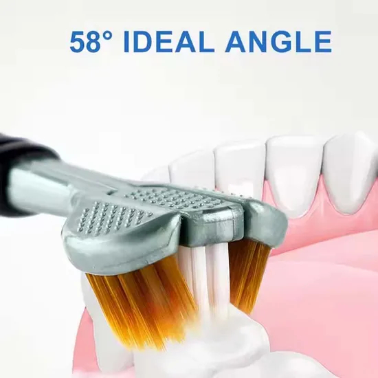 Daily Use Regular Use Product Adult Toothbrush OEM 3 Sided Toothbrush 3 Sided Toothbrush