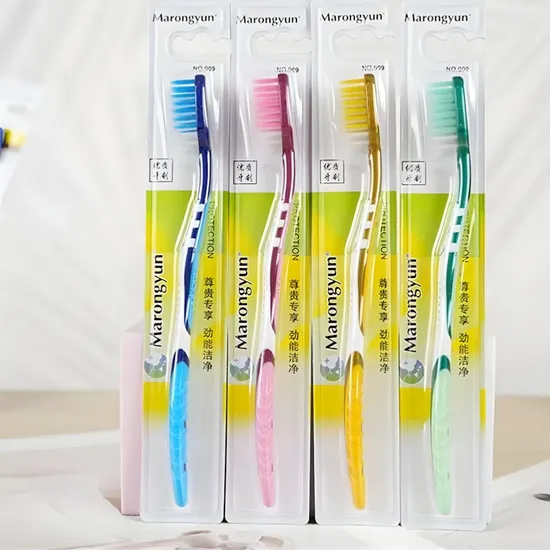 Science Super Soft Wide Head Toothbrush High-Density Silk Bristles Plastic PP Home Use